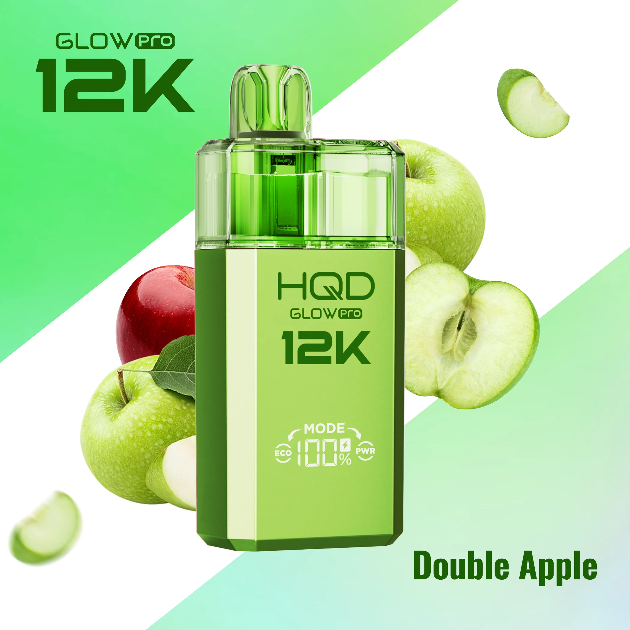 HQD Glow Pro 12K - Double Apple Flavor