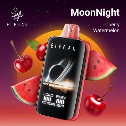 ELFBAR MoonNight 40K Disposable Vape - Cherry Watermelon Flavor