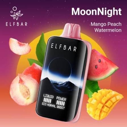 ELFBAR MoonNight 40K Disposable Vape - Mango Peach Watermelon Flavor