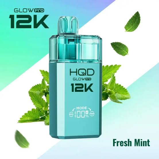 HQD Glow Pro 12K - Fresh Mint Flavor
