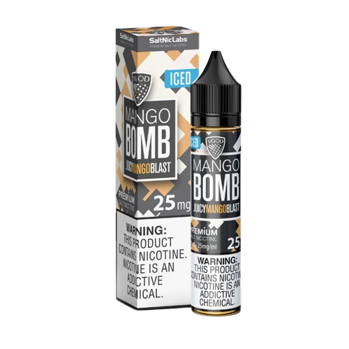 VGOD SaltNic Labs Mango Bomb Iced 30ml E-Liquid Bottle