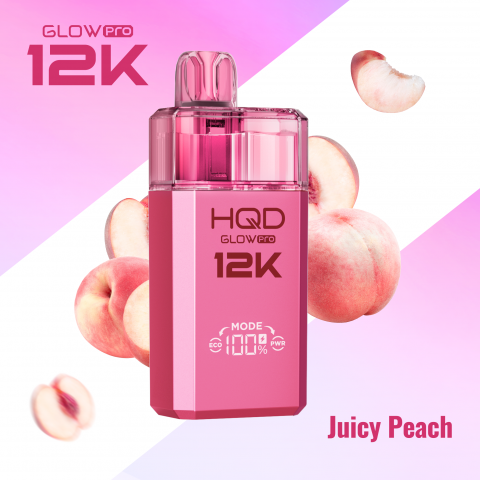 HQD Glow Pro 12K - Juicy Peach Flavor