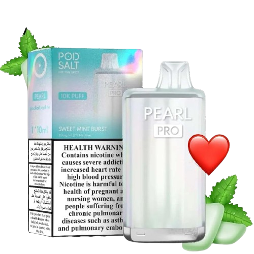 Pod Salt Pearl Pro 10K Sweet Mint Burst