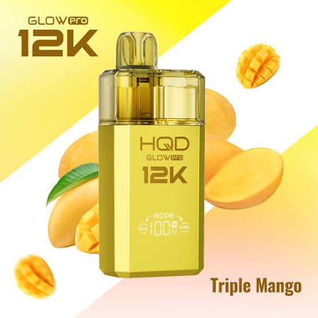 HQD Glow Pro 12K - Triple Mango Flavor