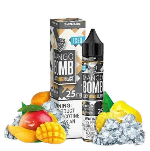 VGOD SaltNic Labs Iced Mango Bomb 30ml E-Liquid Bottle
