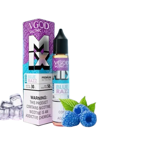 VGOD SaltNic Labs Mix Iced Blue Razz 30ml E-Liquid Bottle