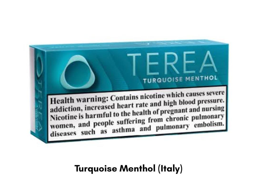 TEREA Italy Turquoise Menthol Tobacco Sticks