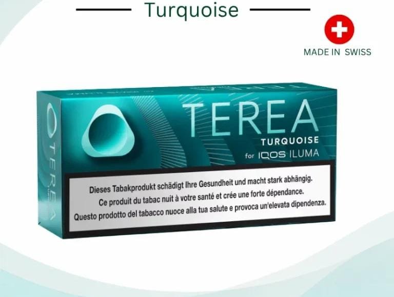TEREA Switzerland Turquoise Tobacco Sticks