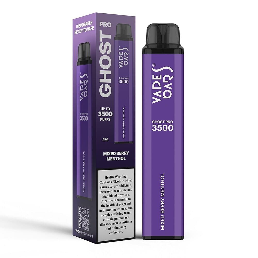 Vape Bar Ghost Pro 3.5K Mixed Berry Menthol