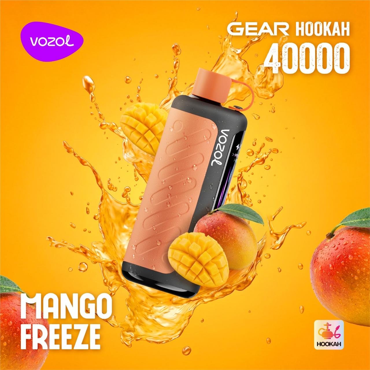 Vozol Gear Hookah 40K Mango Freeze